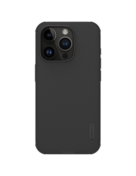 Nillkin Super Frosted Shield Pro sustiprintas dėklas iPhone 15 Pro - juodas Nillkin Super Frosted Shield Pro sustiprintas dėklas iPhone 15 Pro - juodas