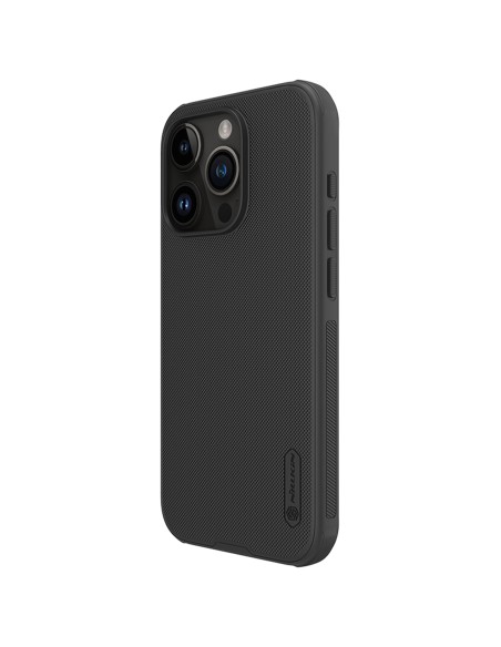Nillkin Super Frosted Shield Pro sustiprintas dėklas iPhone 15 Pro - juodas Nillkin Super Frosted Shield Pro sustiprintas dėklas iPhone 15 Pro - juodas