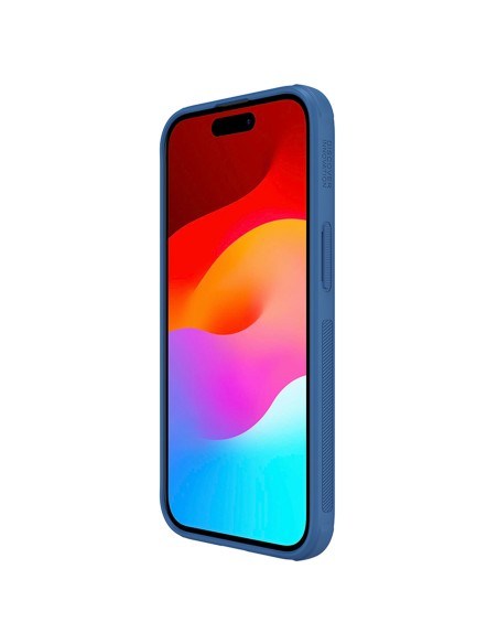 Nillkin Super Frosted Shield Pro sustiprintas dėklas iPhone 15 - mėlynas Nillkin Super Frosted Shield Pro sustiprintas dėklas iPhone 15 - mėlynas