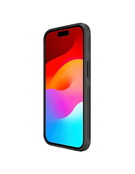 Nillkin Super Frosted Shield Pro sustiprintas dėklas iPhone 15 - juodas Nillkin Super Frosted Shield Pro sustiprintas dėklas iPhone 15 - juodas