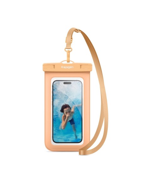 Spigen Aqua Shield A601 dėklas, atsparus vandeniui IPX8 - oranžinis Spigen Aqua Shield A601 dėklas, atsparus vandeniui IPX8 - oranžinis