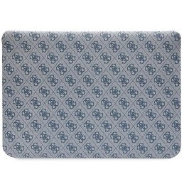 Guess 4G Stripe Metal Logo dėklas 14" nešiojamam kompiuteriui - mėlynas
