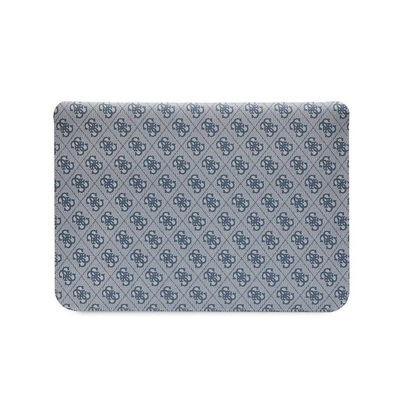 Guess 4G Stripe Metal Logo dėklas 14" nešiojamam kompiuteriui - mėlynas