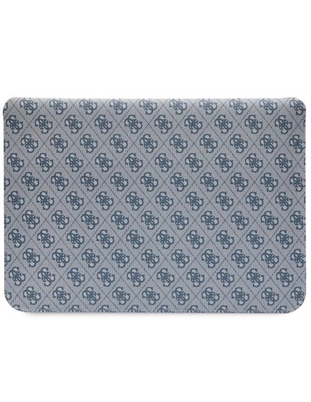 Guess 4G Stripe Metal Logo dėklas 14" nešiojamam kompiuteriui - mėlynas Guess 4G Stripe Metal Logo dėklas 14" nešiojamam kompiuteriui - mėlynas