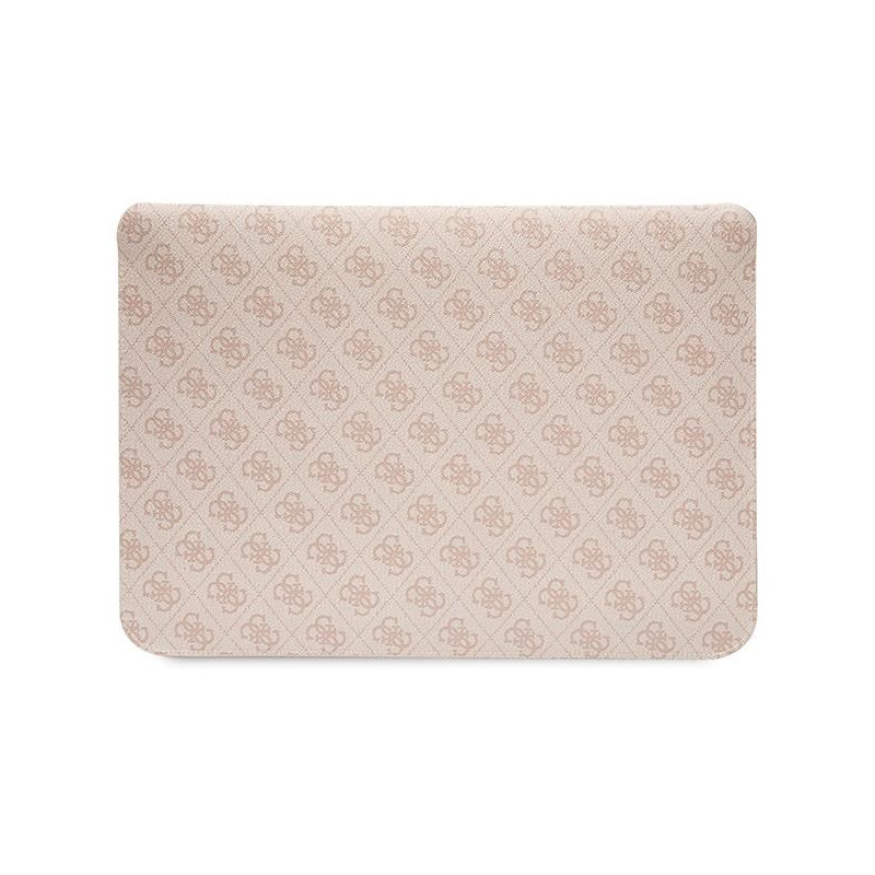 Guess 4G Stripe Metal Logo dėklas 14" nešiojamam kompiuteriui - rožinis