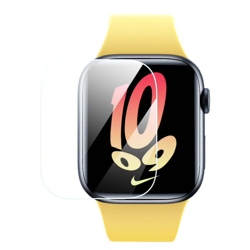2x Baseus NanoCrystal apsauginės folijos rinkinys Apple Watch 7/ 8/ 9 45mm + montavimo rinkinys - skaidrus 2x Baseus NanoCrystal apsauginės folijos rinkinys Apple Watch 7/ 8/ 9 45mm + montavimo rinkinys - skaidrus