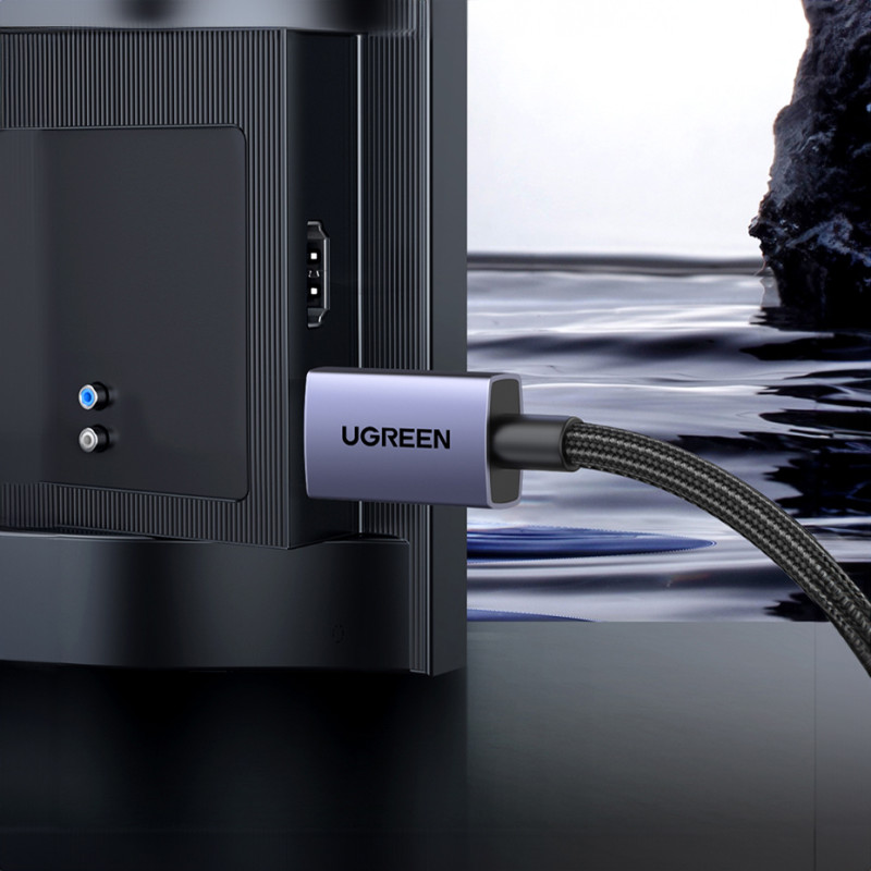 Ugreen DP118 DisplayPort 2.1 laidas 2m - pilkas