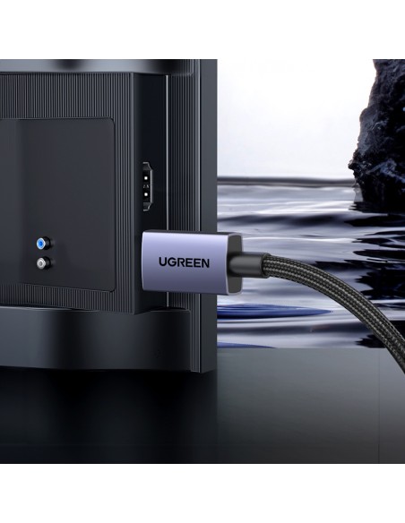 Ugreen DP118 DisplayPort 2.1 laidas 2m - pilkas Ugreen DP118 DisplayPort 2.1 laidas 2m - pilkas