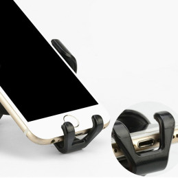 Gravitacinis automobilinio telefono laikiklis oro angai Car Holder H01 juodas