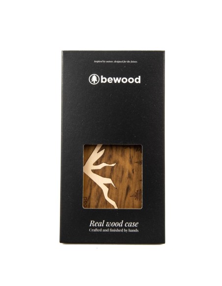 Medinis dėklas iPhone 14 Pro Max Bewood Imbuia Mountains