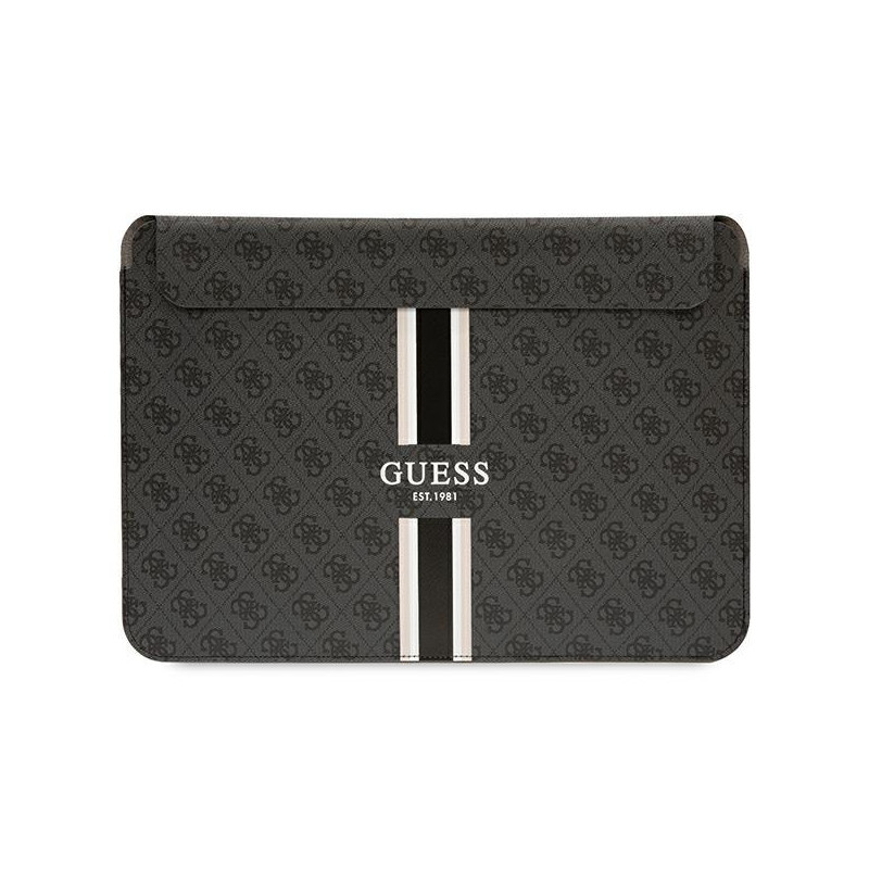 Guess 4G Printed Stripes dangtelis 14" nešiojamam kompiuteriui – juodas