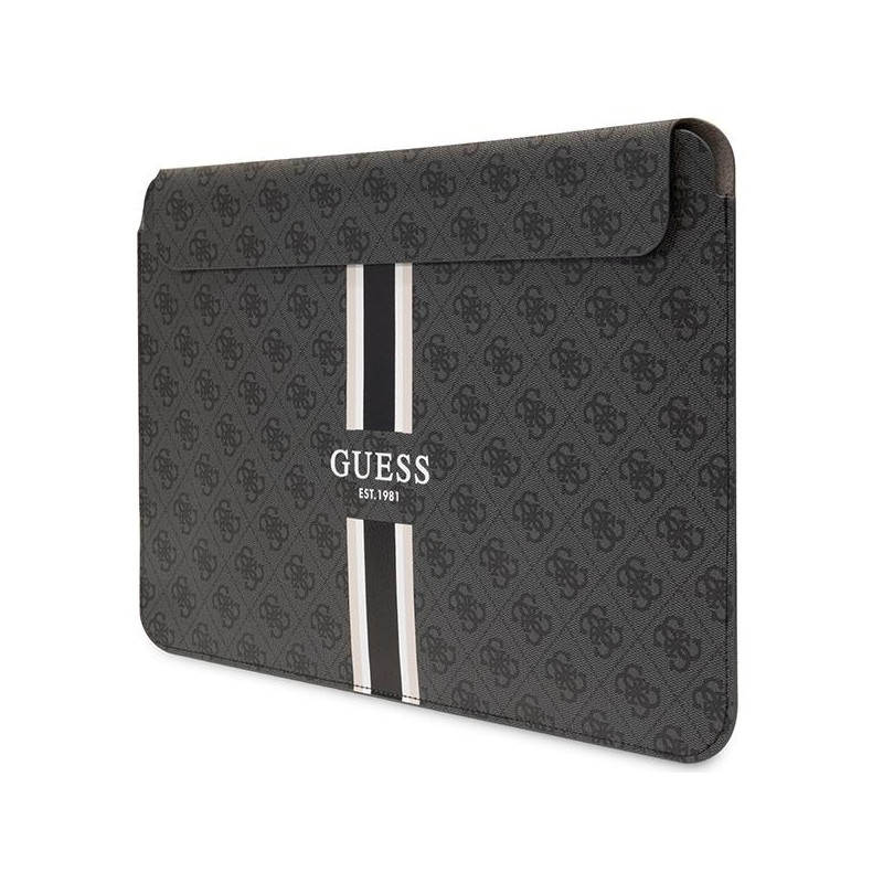 Guess 4G Printed Stripes dangtelis 14" nešiojamam kompiuteriui – juodas