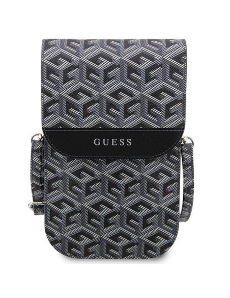 Guess GCube Stripes krepšys - juodas Guess GCube Stripes krepšys - juodas