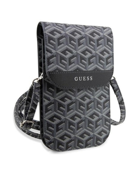 Guess GCube Stripes krepšys - juodas Guess GCube Stripes krepšys - juodas