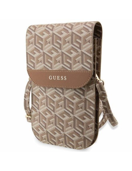 Guess GCube Stripe krepšys - rudas Guess GCube Stripe krepšys - rudas