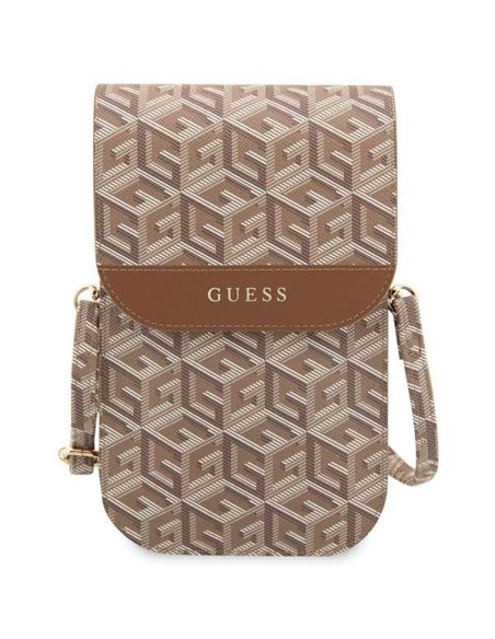 Guess GCube Stripe krepšys - rudas Guess GCube Stripe krepšys - rudas