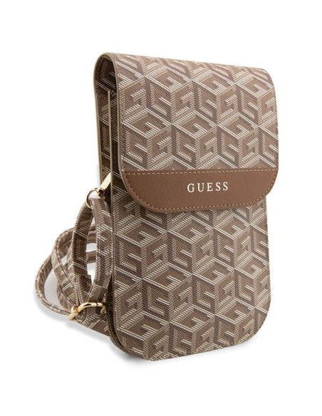 Guess GCube Stripe krepšys - rudas Guess GCube Stripe krepšys - rudas