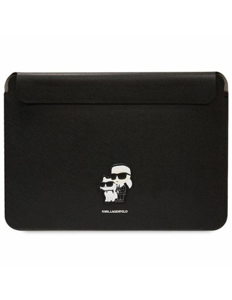 Karl Lagerfeld Saffiano Karl&Choupette dėklas 14" nešiojamam kompiuteriui - juodas Karl Lagerfeld Saffiano Karl&Choupette dėklas 14" nešiojamam kompiuteriui - juodas