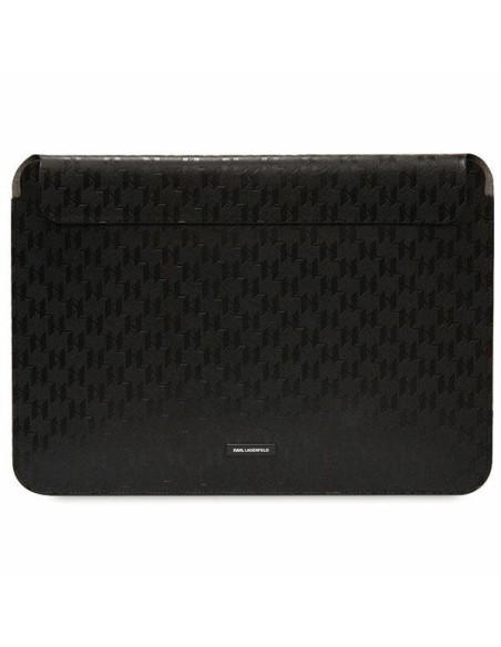 Karl Lagerfeld Saffiano Plaque dėklas 14" nešiojamam kompiuteriui - juodas Karl Lagerfeld Saffiano Plaque dėklas 14" nešiojamam kompiuteriui - juodas