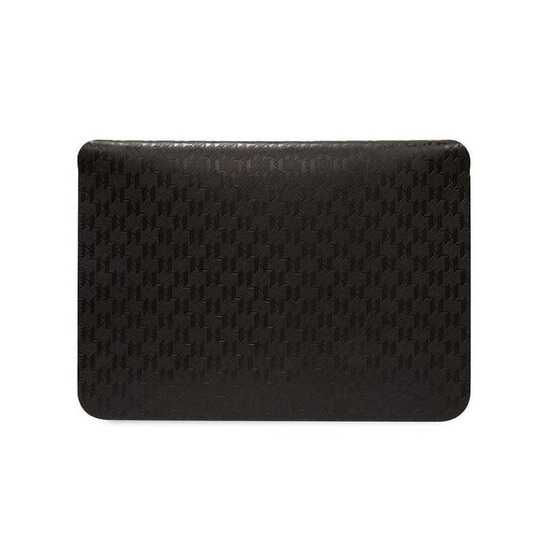 Karl Lagerfeld Saffiano Plaque dėklas 14" nešiojamam kompiuteriui - juodas