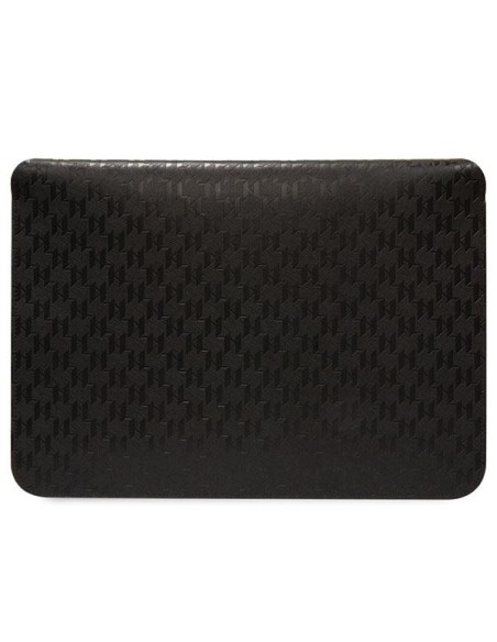 Karl Lagerfeld Saffiano Plaque dėklas 14" nešiojamam kompiuteriui - juodas Karl Lagerfeld Saffiano Plaque dėklas 14" nešiojamam kompiuteriui - juodas