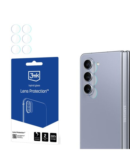3mk Lens Protection™ hibridinis fotoaparato stiklas, skirtas Samsung Galaxy Z Fold 5 (priekyje) 3mk Lens Protection™ hibridinis fotoaparato stiklas, skirtas Samsung Galaxy Z Fold 5 (priekyje)