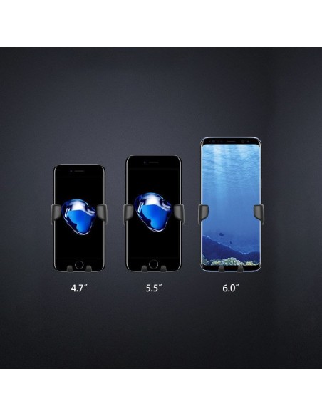 Gravitacinis automobilinio telefono laikiklis oro angai Car Holder H01 juodas Gravitacinis automobilinio telefono laikiklis oro angai Car Holder H01 juodas