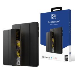 3mk minkštas planšetinio kompiuterio dėklas, skirtas Samsung Galaxy Tab S6 Lite 2020/ 2022 – juodas
