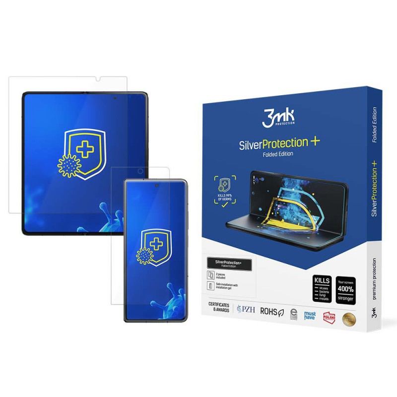 3mk SilverProtection+ Folded Edition apsauginė folija, skirta Samsung Galaxy Z Fold 5 3mk SilverProtection+ Folded Edition apsauginė folija, skirta Samsung Galaxy Z Fold 5