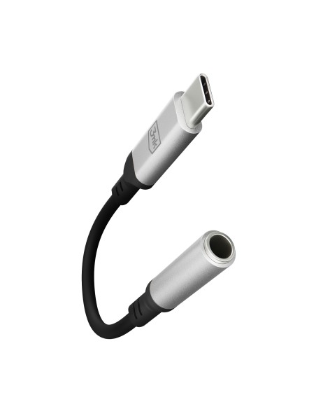 3mk USB-C adapteris – 3,5 mm mini lizdas – sidabrinis 3mk USB-C adapteris – 3,5 mm mini lizdas – sidabrinis