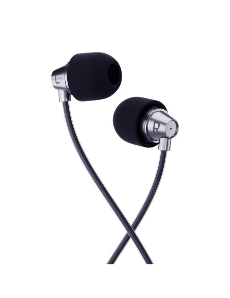 3mk Wired Earphones laidinės ausinės su 3,5 mm mini jack jungtimi – juodos 3mk Wired Earphones laidinės ausinės su 3,5 mm mini jack jungtimi – juodos