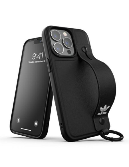 Adidas OR Hand Strap Case skirtas iPhone 13 Pro / iPhone 13 - juodas Adidas OR Hand Strap Case skirtas iPhone 13 Pro / iPhone 13 - juodas