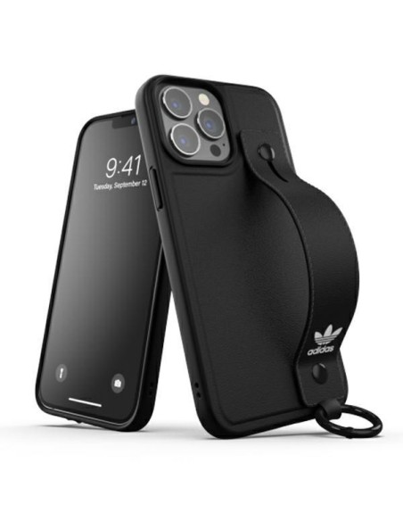 Adidas OR Hand Strap Case iPhone 13 Pro Max - juodas Adidas OR Hand Strap Case iPhone 13 Pro Max - juodas