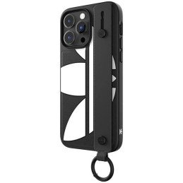 Adidas OR Hand Strap Case iPhone 14 Pro Max - juoda ir balta