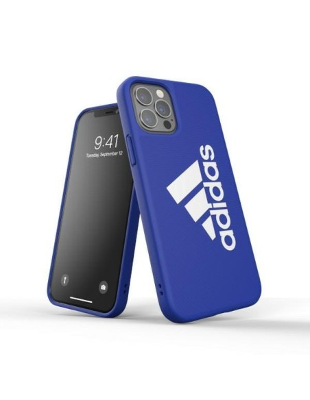 Adidas SP Iconic sportinis dėklas, skirtas iPhone 12 / iPhone 12 Pro - mėlynas Adidas SP Iconic sportinis dėklas, skirtas iPhone 12 / iPhone 12 Pro - mėlynas
