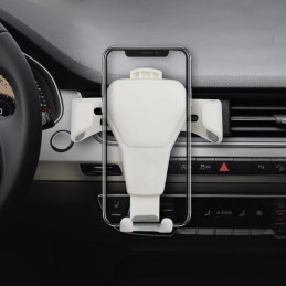 Gravitacinis automobilinio telefono laikiklis oro angai Car Holder H01 juodas