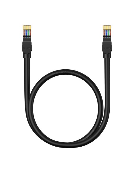 „Baseus High Speed Cat 5 RJ-45 Ethernet“ kabelis 1000 Mb/ s 0,5 m apvalus - juodas „Baseus High Speed Cat 5 RJ-45 Ethernet“ kabelis 1000 Mb/ s 0,5 m apvalus - juodas