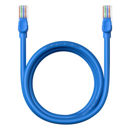 Baseus High Speed Cat 6 RJ-45 1000Mb/ s Ethernet kabelis 2m apvalus - mėlynas