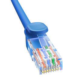 Baseus High Speed Cat 6 RJ-45 1000Mb/ s Ethernet kabelis 2m apvalus - mėlynas