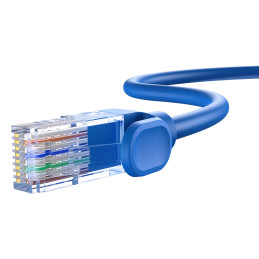 Baseus High Speed Cat 6 RJ-45 1000Mb/ s Ethernet kabelis 2m apvalus - mėlynas