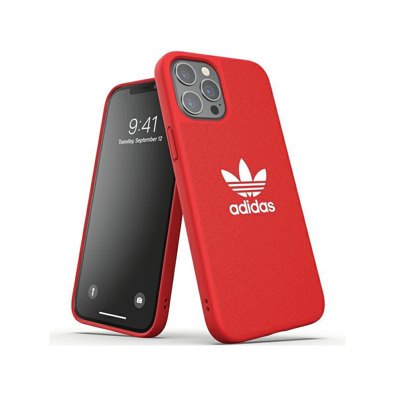 Adidas OR Molded Case Canvas dėklas, skirtas iPhone 12 Pro Max - raudonas Adidas OR Molded Case Canvas dėklas, skirtas iPhone 12 Pro Max - raudonas