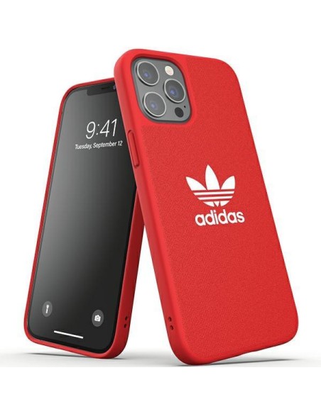 Adidas OR Molded Case Canvas dėklas, skirtas iPhone 12 Pro Max - raudonas Adidas OR Molded Case Canvas dėklas, skirtas iPhone 12 Pro Max - raudonas
