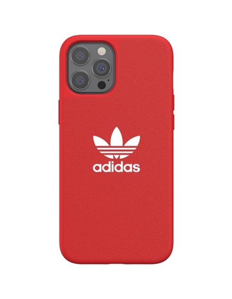 Adidas OR Molded Case Canvas dėklas, skirtas iPhone 12 Pro Max - raudonas Adidas OR Molded Case Canvas dėklas, skirtas iPhone 12 Pro Max - raudonas