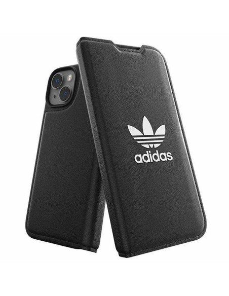 Adidas OR Booklet Case BASIC skirtas iPhone 14 - juodai baltas Adidas OR Booklet Case BASIC skirtas iPhone 14 - juodai baltas