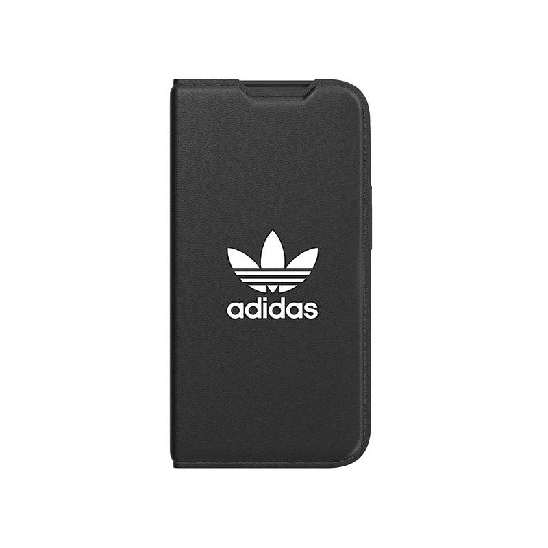 Adidas OR Booklet Case BASIC dėklas skirtas iPhone 14 Pro - juodai baltas