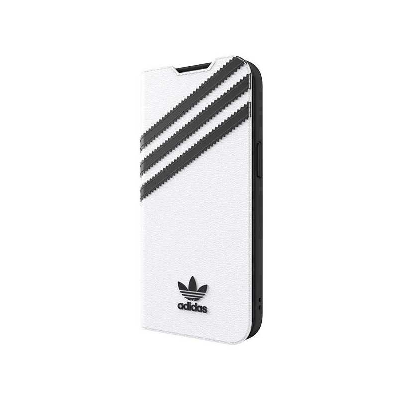Adidas OR Booklet Case PU iPhone 13 - balta ir juoda
