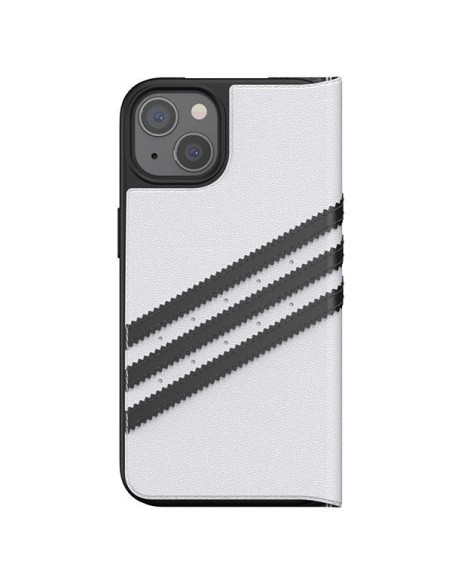 Adidas OR Booklet Case PU iPhone 13 - balta ir juoda Adidas OR Booklet Case PU iPhone 13 - balta ir juoda