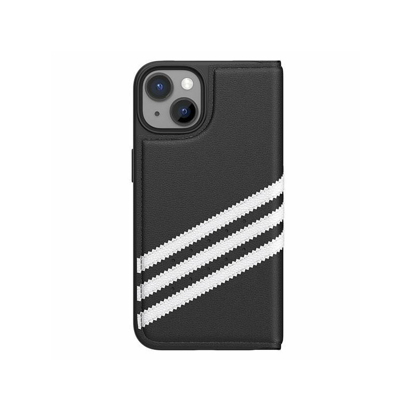 Adidas OR Booklet Case PU, skirtas iPhone 14 - juodai baltas