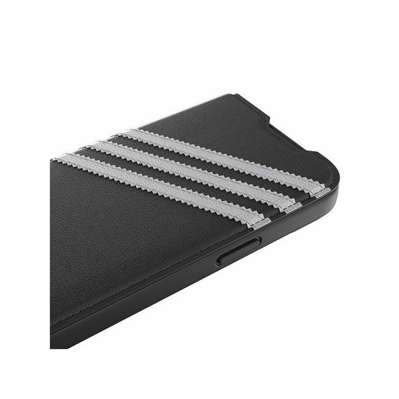 Adidas OR Booklet Case PU, skirtas iPhone 14 - juodai baltas