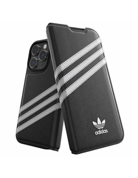 Adidas OR Booklet Case PU skirtas iPhone 14 Pro – juodai baltas Adidas OR Booklet Case PU skirtas iPhone 14 Pro – juodai baltas